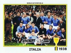 Sticker Italia 1938 - World Cup Story 1998-2022 n. 44 - BOYCOL