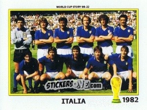 Sticker Italia 1982 - World Cup Story 1998-2022 n. 62 - BOYCOL