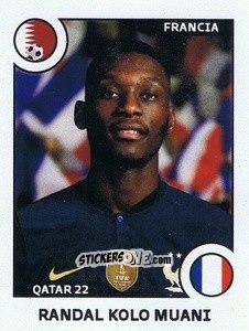 Sticker Kolo Muani - World Cup Story 1998-2022 n. 285 - BOYCOL