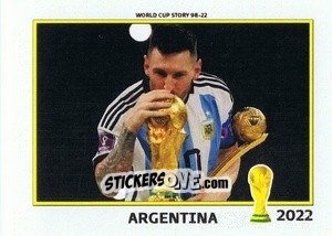 Sticker Messi 2022 - World Cup Story 1998-2022 n. 82 - BOYCOL