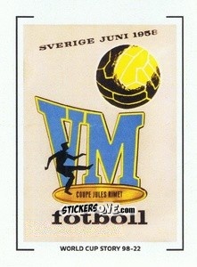 Sticker Mundial 1958 - World Cup Story 1998-2022 n. 49 - BOYCOL