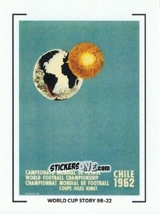Sticker Mundial 1962 - World Cup Story 1998-2022 n. 51 - BOYCOL