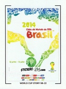 Sticker Mundial 2014 - World Cup Story 1998-2022 n. 77 - BOYCOL