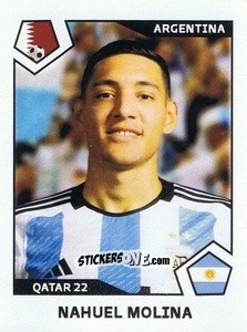 Sticker Nahuel Molina - World Cup Story 1998-2022 n. 264 - BOYCOL