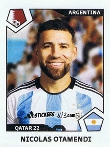 Sticker Otamendi - World Cup Story 1998-2022 n. 267 - BOYCOL