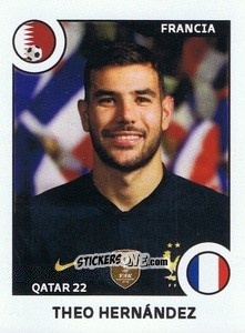 Sticker Theo hernandez - World Cup Story 1998-2022 n. 281 - BOYCOL