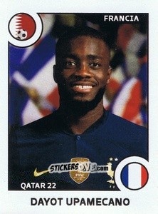 Sticker Upamecano - World Cup Story 1998-2022 n. 283 - BOYCOL