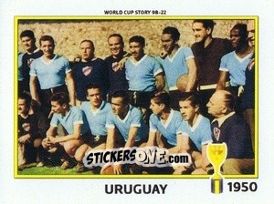 Sticker Uruguay 1950 - World Cup Story 1998-2022 n. 46 - BOYCOL