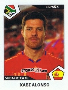 Sticker Xabi Alonso - World Cup Story 1998-2022 n. 184 - BOYCOL