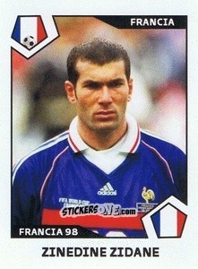 Sticker Zidane - World Cup Story 1998-2022 n. 97 - BOYCOL
