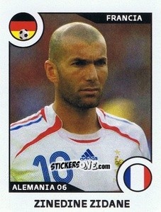 Sticker Zidane - World Cup Story 1998-2022 n. 172 - BOYCOL