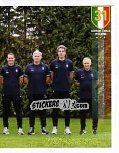 Sticker Staff Tecnico - Juventus 2012-2013 n. 4 - Panini