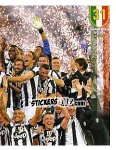 Sticker Juventus campione - Juventus 2012-2013 n. 6 - Panini