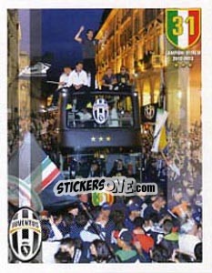 Sticker Juventus campione - Juventus 2012-2013 n. 10 - Panini