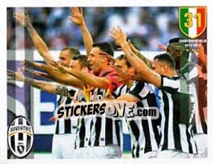 Sticker Juventus campione - Juventus 2012-2013 n. 12 - Panini