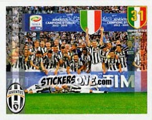 Figurina Juventus campione - Juventus 2012-2013 - Panini