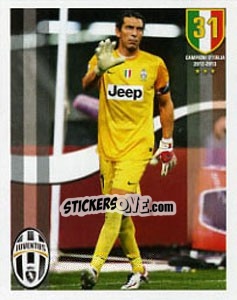 Sticker Gianluigi Buffon - Juventus 2012-2013 n. 18 - Panini