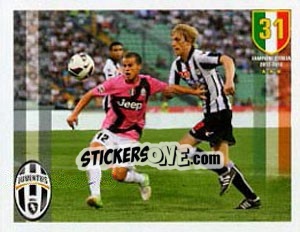 Sticker Bomber Giovinco - Juventus 2012-2013 n. 21 - Panini