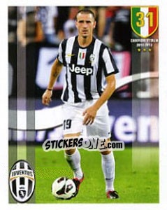 Cromo Leonardo Bonucci - Juventus 2012-2013 - Panini