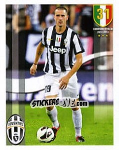 Sticker Leonardo Bonucci - Juventus 2012-2013 n. 30 - Panini