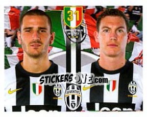 Sticker Leonardo Bonucci / stephan Lichtsteiner