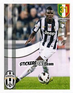Sticker Paul Pogba - Juventus 2012-2013 n. 38 - Panini