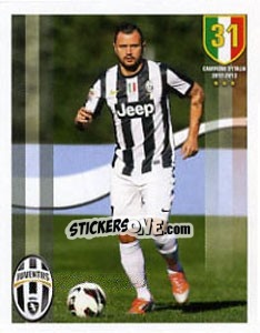 Sticker Simone Pepe - Juventus 2012-2013 n. 40 - Panini