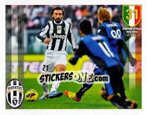 Figurina Campioni D'Inverno - Juventus 2012-2013 - Panini