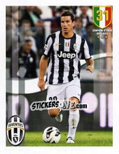 Cromo Simone Padoin - Juventus 2012-2013 - Panini