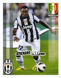 Cromo Kwadwo Asamoah - Juventus 2012-2013 - Panini