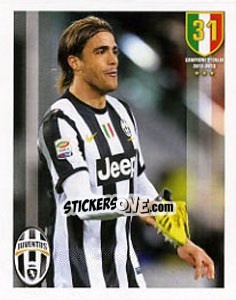 Sticker Allungo In Vetta - Matri - Juventus 2012-2013 n. 49 - Panini