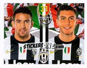 Figurina Mauricio Isla / luca Marrone - Juventus 2012-2013 n. 55 - Panini