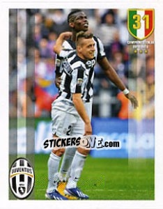 Sticker Emanuele firma il + 9 - Juventus 2012-2013 n. 57 - Panini