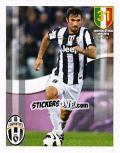 Sticker Mirko Vucinic - Juventus 2012-2013 - Panini