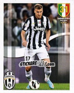 Figurina Nicklas Bendtner - Juventus 2012-2013 - Panini