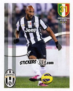 Cromo Nicolas Anelka - Juventus 2012-2013 - Panini