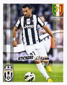 Sticker Fabio Quagliarella - Juventus 2012-2013 n. 66 - Panini