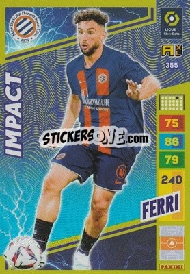 Sticker Jordan Ferri - Ligue 1 2023-2024. Adrenalyn XL
 n. 355 - Panini