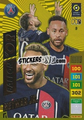 Sticker Neymar Jr - Ligue 1 2023-2024. Adrenalyn XL
 - Panini