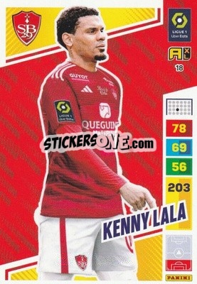 Sticker Kenny Lala - Ligue 1 2023-2024. Adrenalyn XL
 n. 18 - Panini
