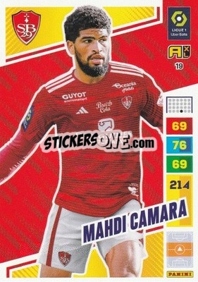 Sticker Mahdi Camara - Ligue 1 2023-2024. Adrenalyn XL
 - Panini
