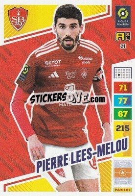 Figurina Pierre Lees-Melou - Ligue 1 2023-2024. Adrenalyn XL
 - Panini