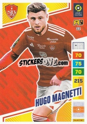 Sticker Hugo Magnetti - Ligue 1 2023-2024. Adrenalyn XL
 - Panini