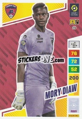 Sticker Mory Diaw - Ligue 1 2023-2024. Adrenalyn XL
 - Panini