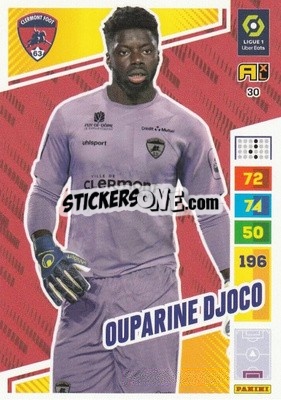 Sticker Ouparine Djoco - Ligue 1 2023-2024. Adrenalyn XL
 n. 30 - Panini