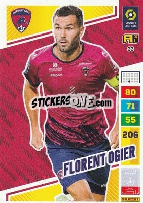 Sticker Florent Ogier - Ligue 1 2023-2024. Adrenalyn XL
 - Panini