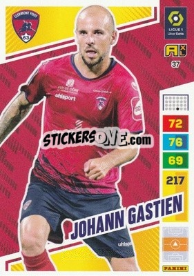 Sticker Johan Gastien - Ligue 1 2023-2024. Adrenalyn XL
 n. 37 - Panini