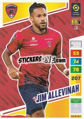 Sticker Jim Allevinah - Ligue 1 2023-2024. Adrenalyn XL
 - Panini