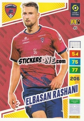 Sticker Elbasan Rashani - Ligue 1 2023-2024. Adrenalyn XL
 n. 45 - Panini