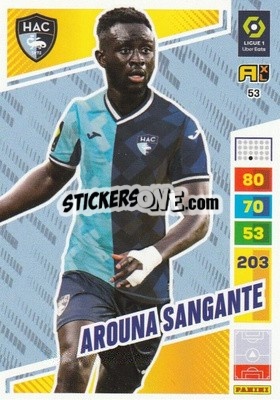 Sticker Arouna Sangante - Ligue 1 2023-2024. Adrenalyn XL
 n. 53 - Panini